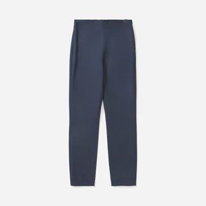 Everlane Side-Zip Stretch Cotton Work Pant in Navy, Size 6 NWOT